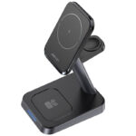 Suport AceFast E3 de birou 3-în-1 încărcare wireless