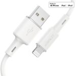 Cablu AceFast C2-02 USB-A la Lightning din aliaj de zinc din silicon pentru încărcare și transfer de date