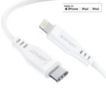 Cablu AceFast C3-01 USB-C la Lightning TPE pentru încărcare și transfer de date