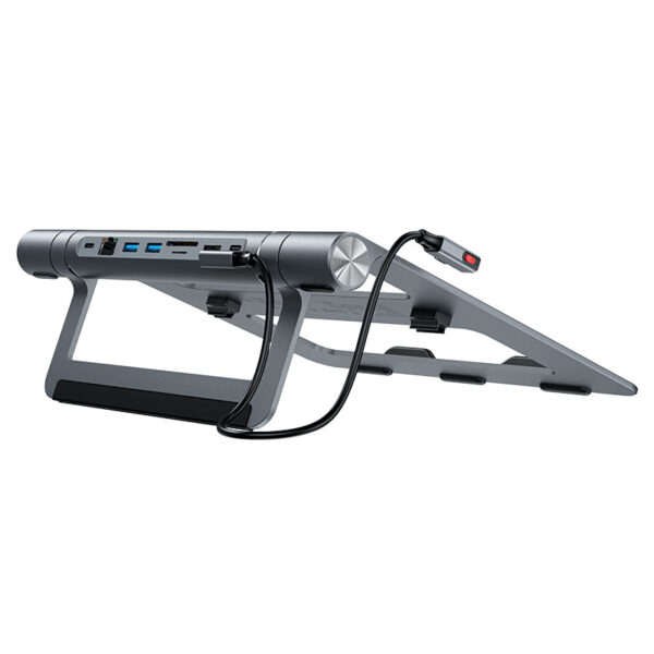 Suport AceFast E5 PLUS USB-C multifuncțional HUB pentru laptop