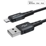 Cablu AceFast C4-02 USB-A la Lightning din aliaj de aluminiu pentru încărcare și transfer de date