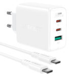 Încărcător AceFast A13 PD65W (USB-C + USB-C + USB-A) cu 3 porturi
