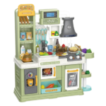 Set de joacă pentru copii „Micul chef” – bucătărie interactivă cu accesorii pentru gătit, 64 elem. - imagine 2