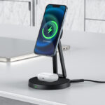 Suport AceFast E8 de birou 2-în-1 încărcare wireless - imagine 2