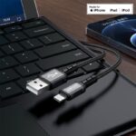 Cablu AceFast C1-02 USB-A la Lightning din aliaj de aluminiu pentru încărcare și transfer de date - imagine 2
