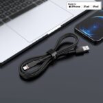 Cablu AceFast C2-02 USB-A la Lightning din aliaj de zinc din silicon pentru încărcare și transfer de date - imagine 2