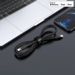 Cablu AceFast C2-01 USB-C la Lightning din aliaj de zinc din silicon pentru încărcare și transfer de date - imagine 2
