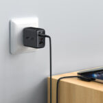 Cablu AceFast C5-03 USB-C la USB-C 100W cu conector la 90° din aliaj de aluminiu pentru încărcare și transfer de date - imagine 2
