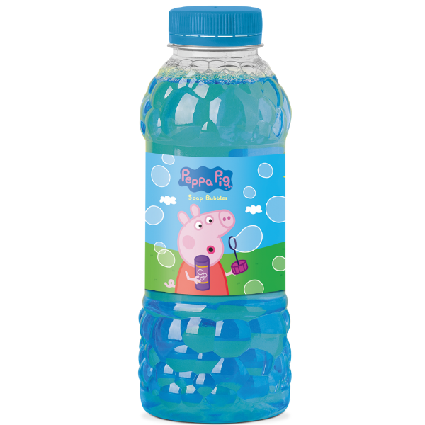 200177 Sticlă cu soluție de săpun "Peppa Pig", 450 ml - imagine 1