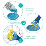 Suflantă cu bule "Smurfii", 450 ml - imagine 4