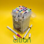 Set markere pentru schițe, 36 culori (Alb)