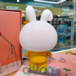 Lampă de veghe LED Iepuraș cu coroană, 25 cm (Portocaliu) - imagine 4