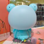 Lampă de veghe LED pentru copii Ursuleț cu ochelari, 20 cm (Roz) - imagine 3