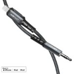 Cablu AceFast C1-06 Lightning la 3,5 mm din aliaj de aluminiu audio - imagine 3