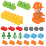 Set de joacă „Cărucior cu constructor” - imagine 3