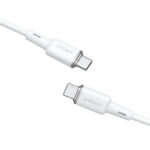 Cablu AceFast C2-03 USB-C la USB-C din aliaj de zinc din silicon pentru încărcare și transfer de date - imagine 3
