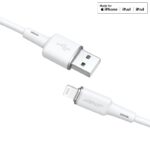 Cablu AceFast C2-02 USB-A la Lightning din aliaj de zinc din silicon pentru încărcare și transfer de date - imagine 3