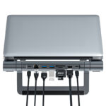 Suport AceFast E5 PLUS USB-C multifuncțional HUB pentru laptop - imagine 3