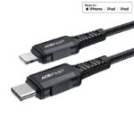Cablu AceFast C4-01 USB-C la Lightning din aliaj de aluminiu pentru încărcare și transfer de date - imagine 3
