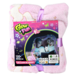 Pătură pentru copii care luminează în întuneric, cu unicorn - imagine 4