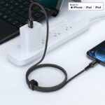 Cablu AceFast C1-01 USB-C la Lightning din aliaj de aluminiu pentru încărcare și transfer de date - imagine 4