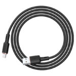 Cablu AceFast C2-04 USB-A la USB-C din aliaj de zinc din silicon pentru încărcare și transfer de date - imagine 4