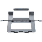 Suport AceFast E5 PLUS USB-C multifuncțional HUB pentru laptop - imagine 4