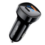 Încărcător auto AceFast B4 afișaj digital 66W (USB-C + USB-A) cu două porturi - imagine 4