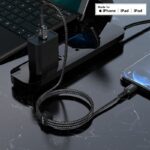 Cablu AceFast C1-02 USB-A la Lightning din aliaj de aluminiu pentru încărcare și transfer de date - imagine 5