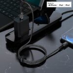 Cablu AceFast C1-01 USB-C la Lightning din aliaj de aluminiu pentru încărcare și transfer de date - imagine 5