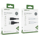 Cablu AceFast C3-04 USB-A la USB-C TPE pentru încărcare și transfer de date - imagine 5