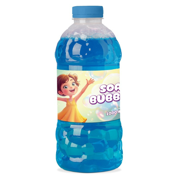 500145-1 Baloane de săpun "Fetiță fericită", 1000 ml - imagine 1