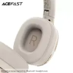 Căști Bluetooth AceFast H2 active noise canceling, milky Alb - imagine 4