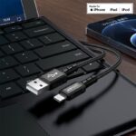 Cablu AceFast C1-02 USB-A la Lightning din aliaj de aluminiu pentru încărcare și transfer de date - imagine 6
