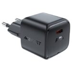 Încărcător mini AceFast A77 PD30W GaN USB-C, Negru (EU) - imagine 3