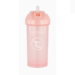 Cana cu Pai, Roz Pastel, 360 ml - imagine 2