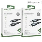 Cablu AceFast C1-01 USB-C la Lightning din aliaj de aluminiu pentru încărcare și transfer de date - imagine 8