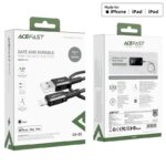 Cablu AceFast C4-02 USB-A la Lightning din aliaj de aluminiu pentru încărcare și transfer de date - imagine 8