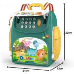 Seif pentru copii în formă de ghiozdan cu dinozauri - imagine 6