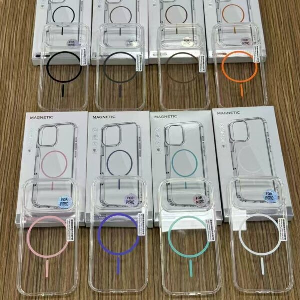 Husă acrilică transparentă cu MagSafe