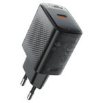 Încărcător AceFast A104 PD25W GaN USB-C cu un port, Negru (EU) - imagine 6