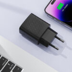 Încărcător AceFast A104 PD25W GaN USB-C cu un port, Negru (EU)