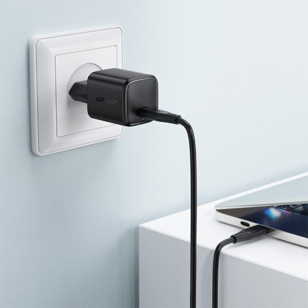 Încărcător rapid AceFast A119 PD45W mini GaN USB-C (EU)