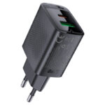 Încărcător AceFast A78 PD20W GaN (USB-A + USB-C), Negru (EU) - imagine 3