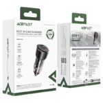 Încărcător auto AceFast B12 60W (USB-A + USB-C) cu două porturi - imagine 6