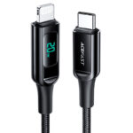 Cablu AceFast C6-01 USB-C la Lightning din aliaj de zinc afișaj digital împletit pentru încărcare și transfer de date - imagine 4