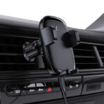 Suport auto AceFast D48 cu fixare prin apăsare cu încărcare wireless pentru grila de ventilație