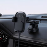 Suport auto AceFast D49 cu fixare prin apăsare cu încărcare wireless pentru bord