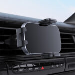 Suport auto AceFast D52 cu încărcare wireless cu clemă electrică pentru grila de ventilație - imagine 2