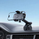Suport auto AceFast D57 blocare cu un singur buton pentru bord